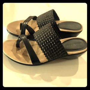 Black Sandals Sz 10 Kim Rogers